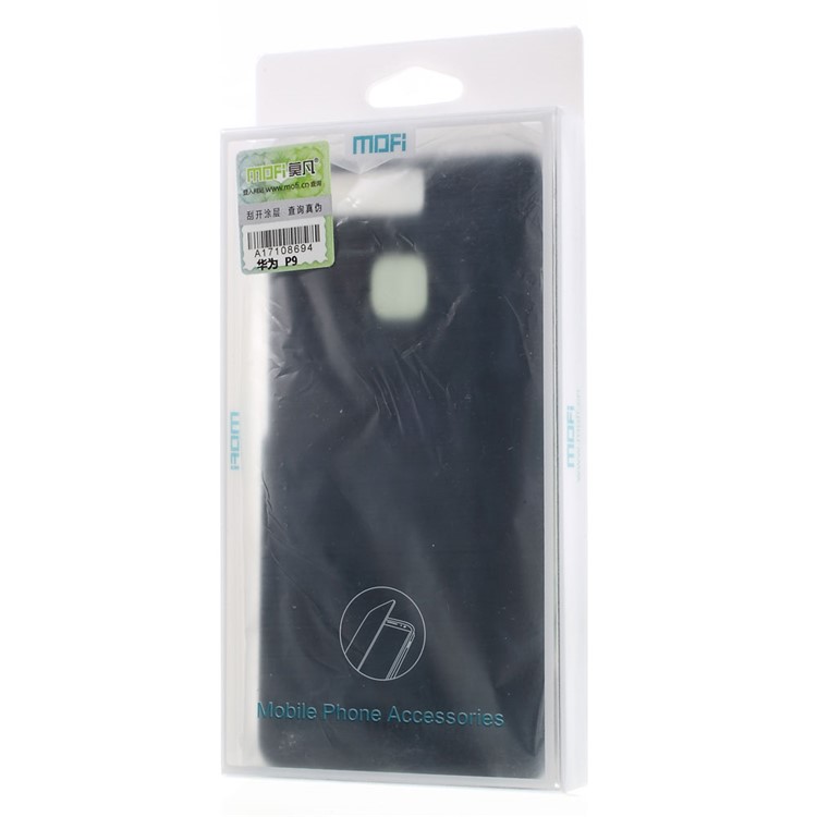MOFI Leather Coated Hard Case Protector for Huawei P9 - Dark Blue-6