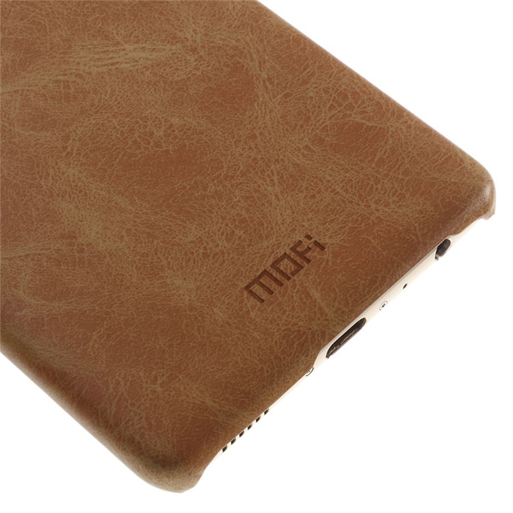 MOFI Leather Coated Hard Phone Cover for Huawei P9 - Brown-4