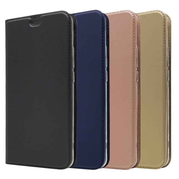 Magnetic Adsorption Leather Card Slot Case for P Smart+ (2018)/nova 3i-9