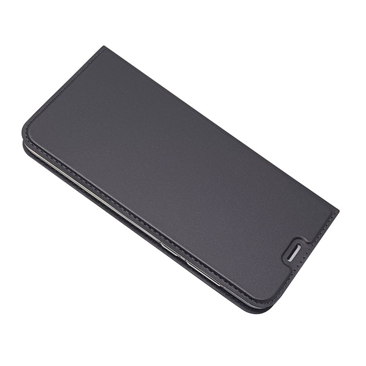 Magnetic Adsorption Leather Card Holder Case for Huawei Mate 10 Lite - Black-7