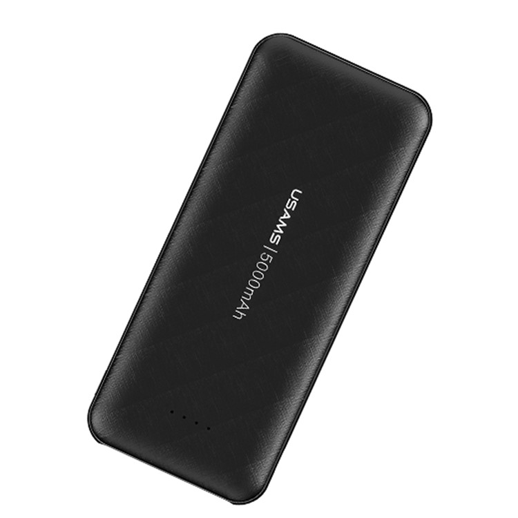 USAMS US-CD96 PB33 5000mAh Single USB Smartphone Power Bank - Black-2