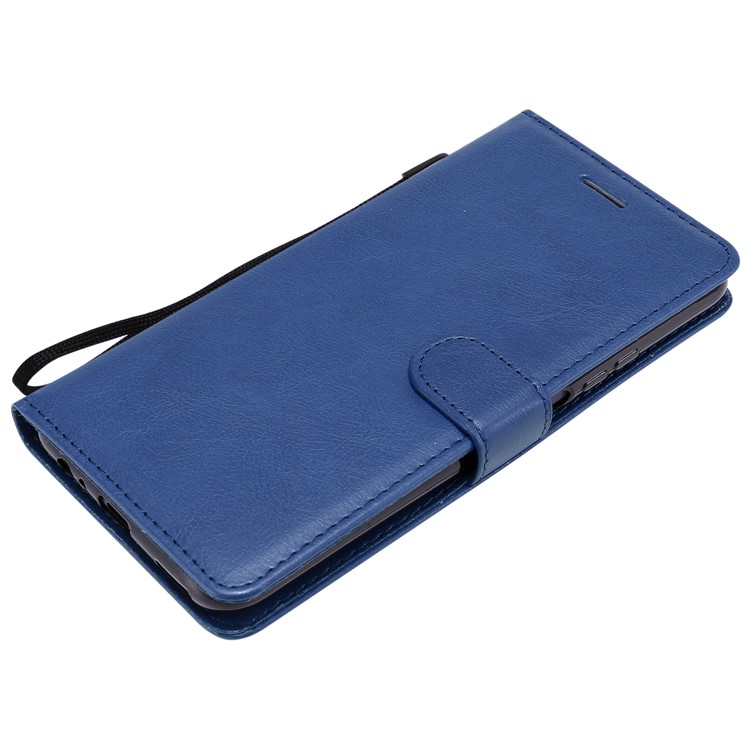 Wallet Leather Stand Case for Huawei Honor 9X / 9X Pro - Blue-1