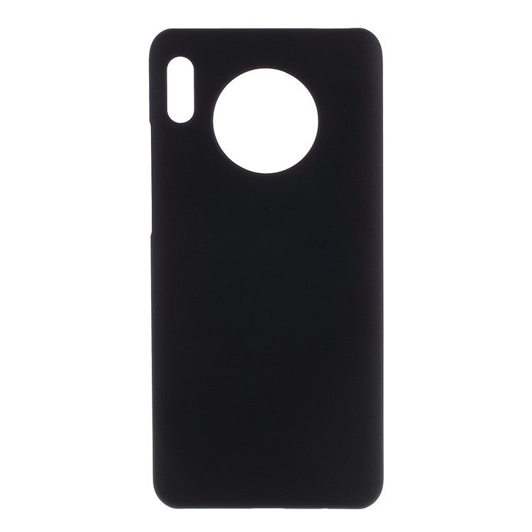 Rubberized Hard PC Case Protective Phone Covering for Huawei Mate 30 - Black-1