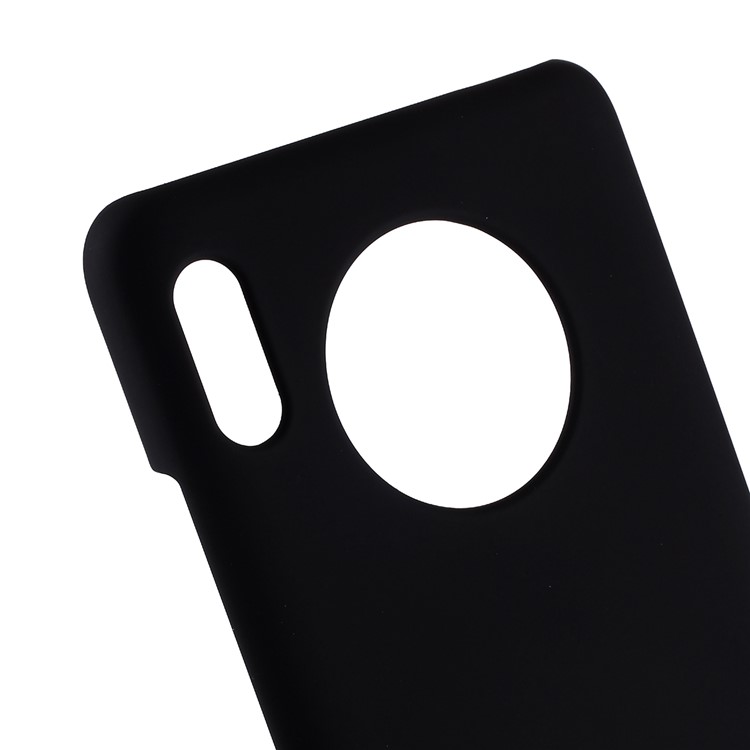 Rubberized Hard PC Case Protective Phone Covering for Huawei Mate 30 - Black-4