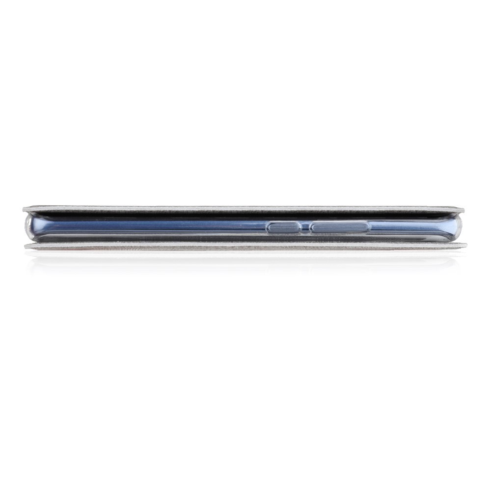 VILI DMX Couro Cruz Textura Stand Case Com Slot Para Cartão Para Huawei Honra 20 Pro - Cinzento-8