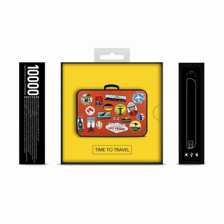 Cartoon Series 10000mAh Portable Travel Power Bank - Luggage-13