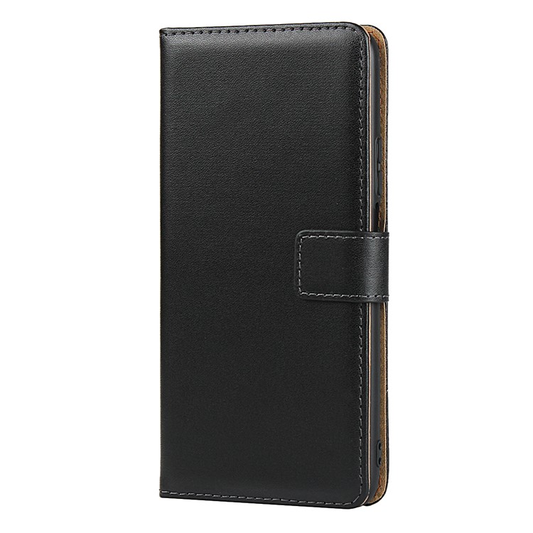 Genuine Leather Wallet Stand Phone Casing for Huawei Honor 9X - Black-3