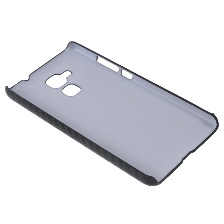 Carbon Fibre Leather Coated Hard Cover for Huawei Honor 5c / GT3 - Black-4