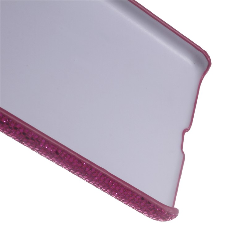 Glitter Sequins Leather Coated PC Shell for Huawei Honor 5c / GT3 - Rose-3