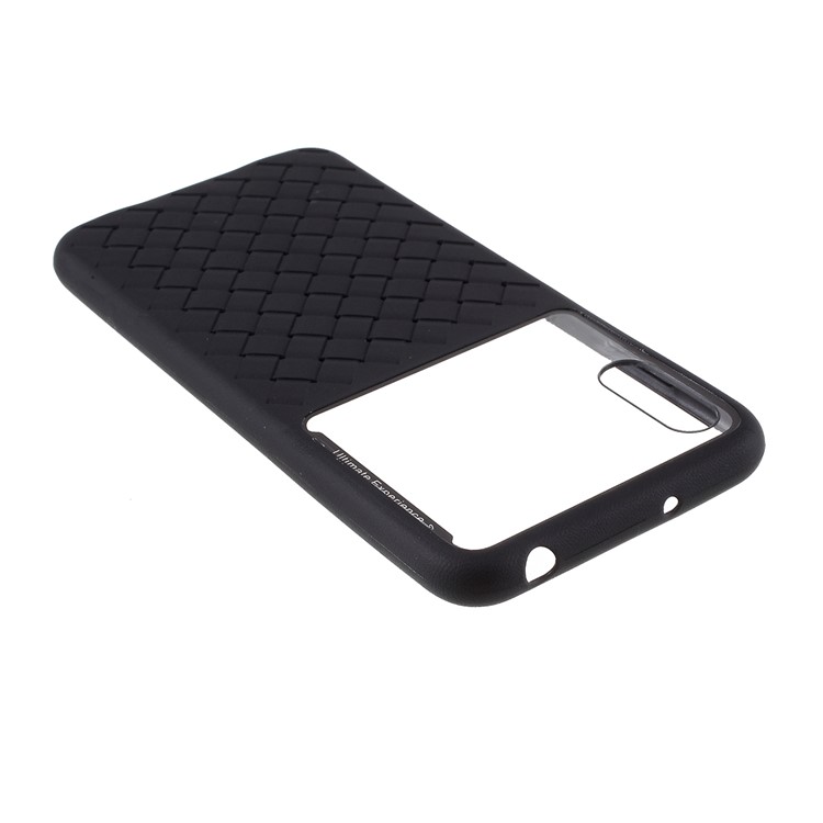 Woven TPU + PC Back Cell Cover for Huawei Y6 Pro (2019) - Black-6