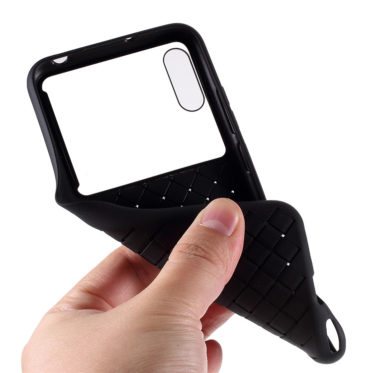 Woven TPU + PC Back Cell Cover for Huawei Y6 Pro (2019) - Black-8