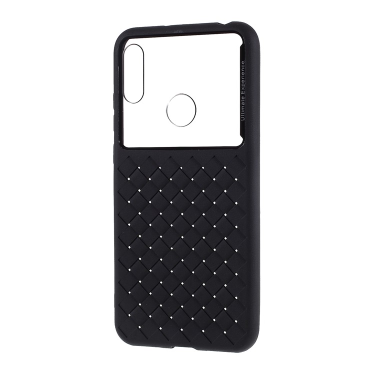 Woven TPU + PC Mobile Cover for Huawei Y6 (2019, with Fingerprint Sensor)/Y6 Prime (2019) - Black-2