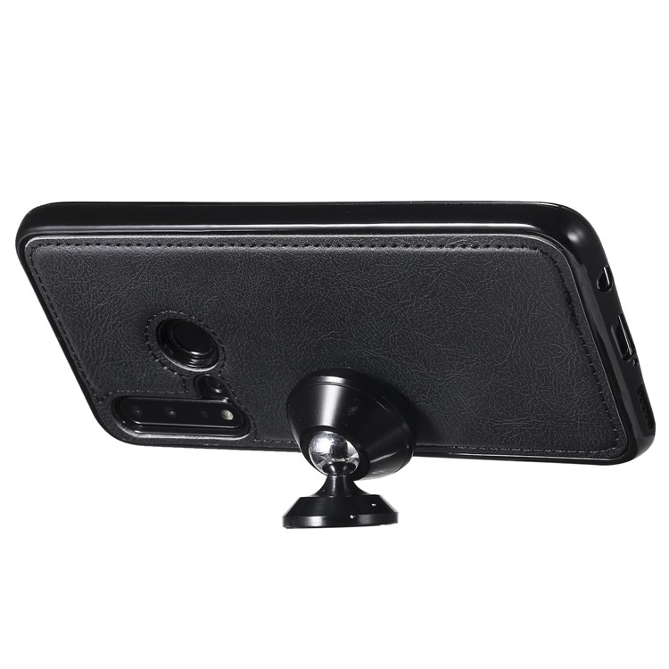 Magnetic Detachable 2-in-1 Leather Shell for Huawei P20 lite (2019) / nova 5i - Black-8