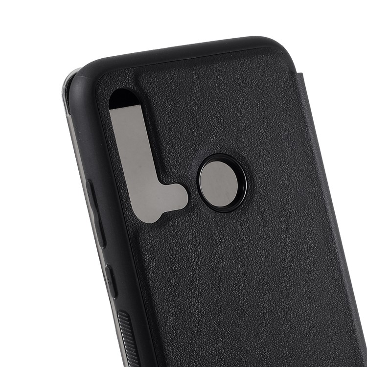 For Huawei nova 5i / P20 lite (2019) View Window Stand Leather Mobile Shell - Black-3