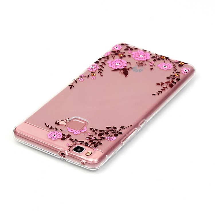 Embossed TPU Gel Cover for Huawei P9 Lite / G9 Lite - Pretty Floret-4