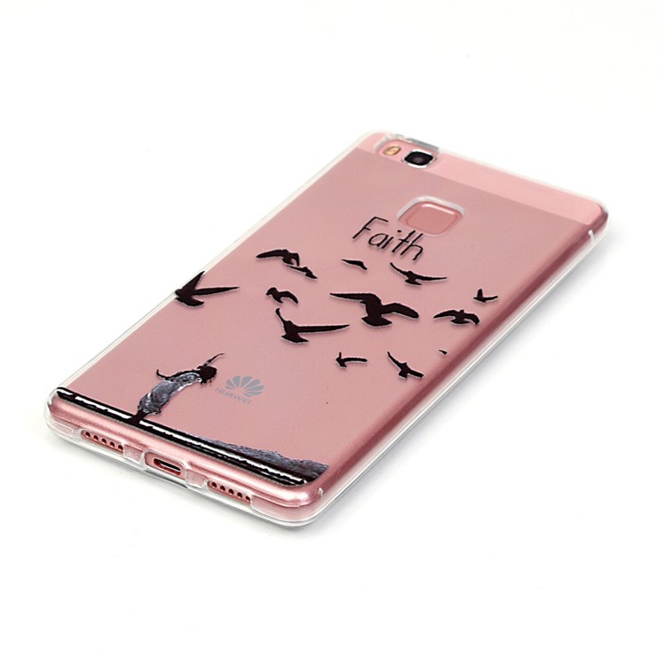 Raised Soft TPU Gel Cover for Huawei P9 Lite / G9 Lite - Daisy and Butterfly-3
