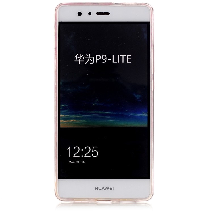 Raised TPU Gel Phone Case for Huawei P9 Lite / G9 Lite - Faith-2