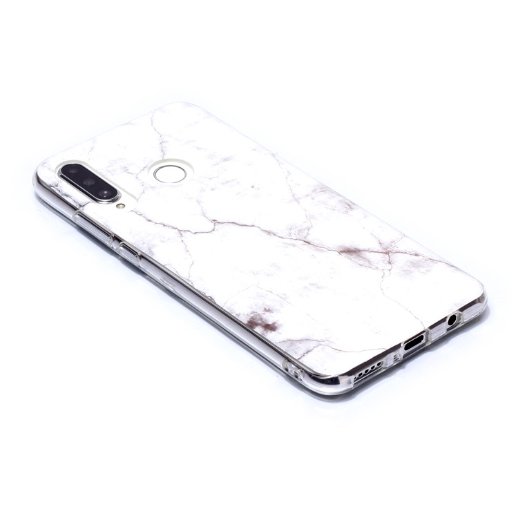 Marble Pattern IMD TPU Cover for Huawei P30 Lite New Edition/P30 Lite/nova 4e - Style F-3
