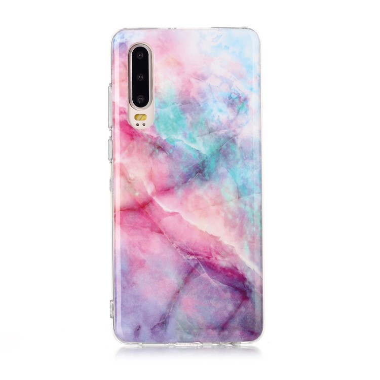 Marble Pattern IMD TPU Protection Case for Huawei P30 - Style B-1