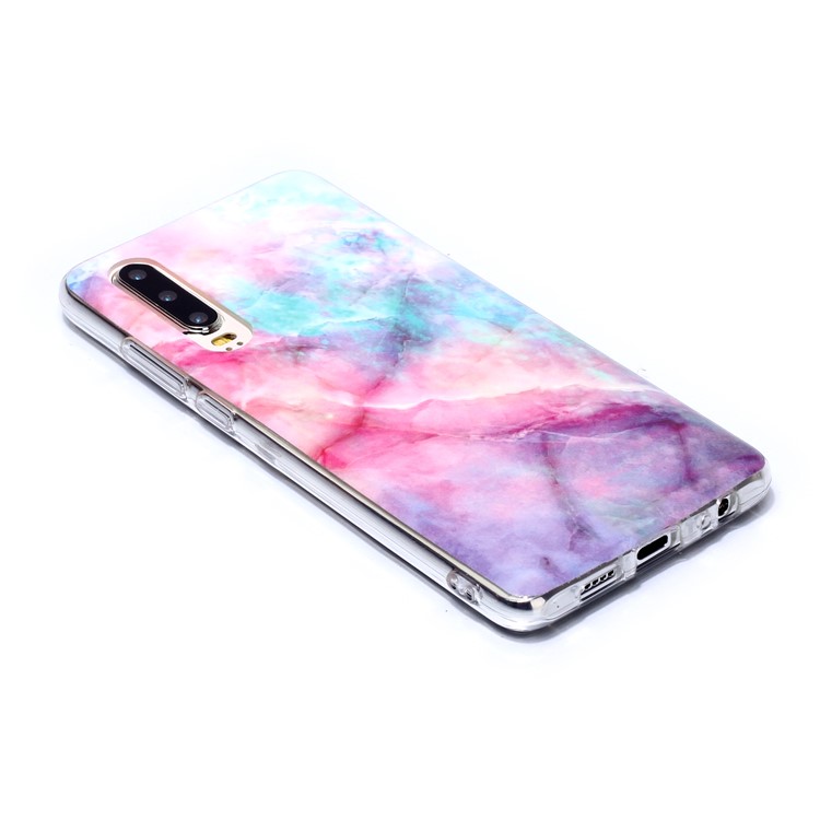 Marble Pattern IMD TPU Protection Case for Huawei P30 - Style B-3