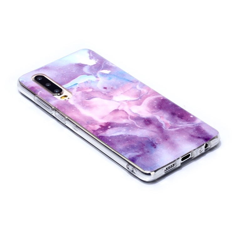 Caso De La Protección Del IMD TPU Para El Patrón De Mármol P30 Huawei - Estilo D-3