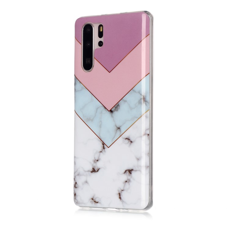 Marble Pattern IMD TPU Shell for Huawei P30 Pro - Style A-2