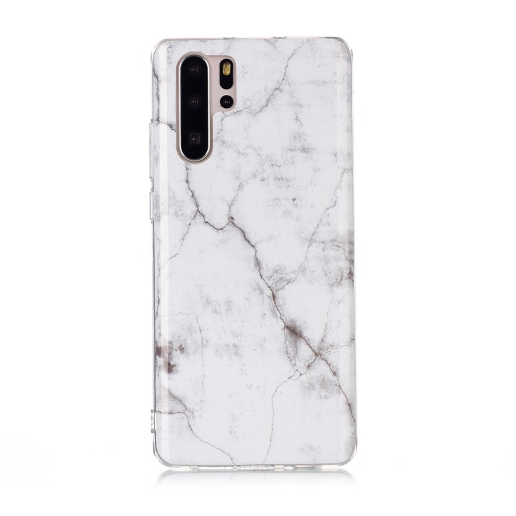 Marble Pattern IMD TPU Shell for Huawei P30 Pro - Style F-1
