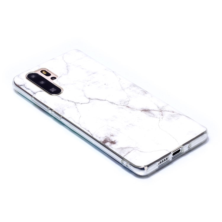 Marble Pattern IMD TPU Shell for Huawei P30 Pro - Style F-3