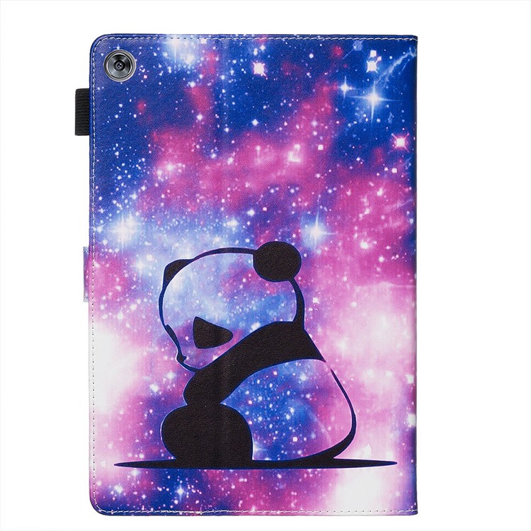 Motif Portefeuille Impression Support Coque De Recouvrement De La Tablette En Cuir Pour Huawei MediaPad M5 8 (8,4 Pouces) - Panda-3