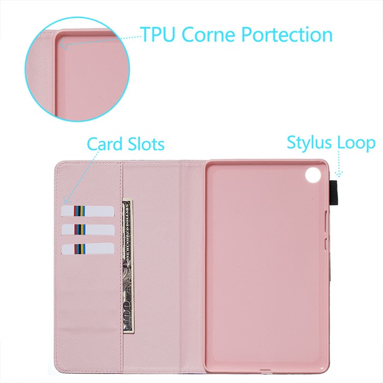 Motif Portefeuille Impression Support Coque De Recouvrement De La Tablette En Cuir Pour Huawei MediaPad M5 8 (8,4 Pouces) - Panda-9
