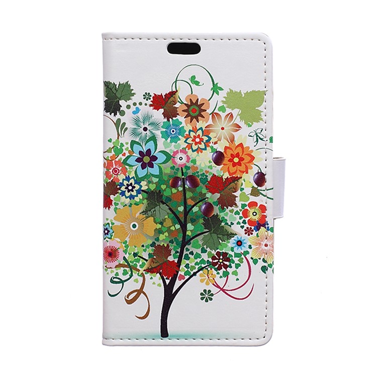 Wallet Leather Flip Case for Huawei Y5II / Y5 II - Colorized Tree-1