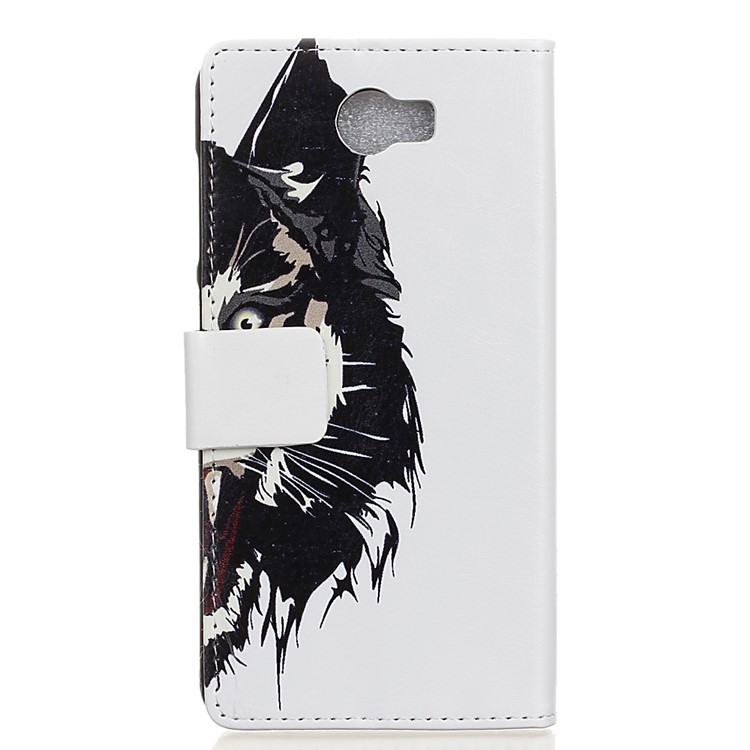 Wallet Leather Case for Huawei Y5II / Y5 II - Fierce Tiger-2