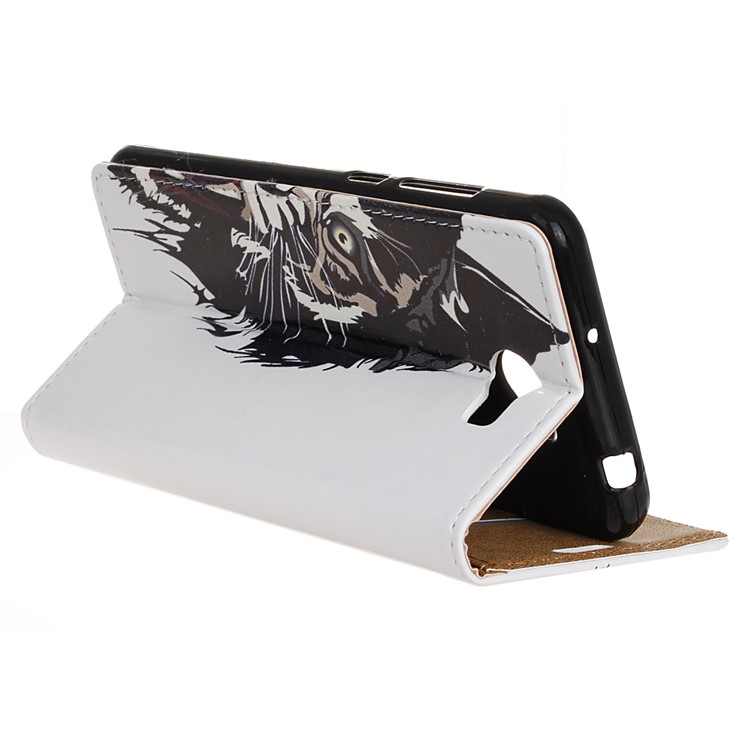 Wallet Leather Case for Huawei Y5II / Y5 II - Fierce Tiger-5