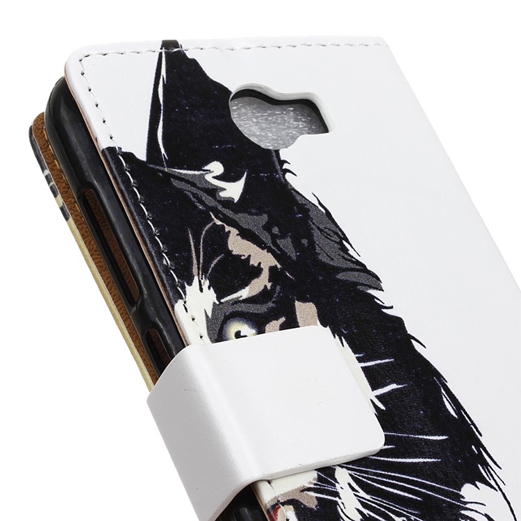 Wallet Leather Case for Huawei Y5II / Y5 II - Fierce Tiger-6
