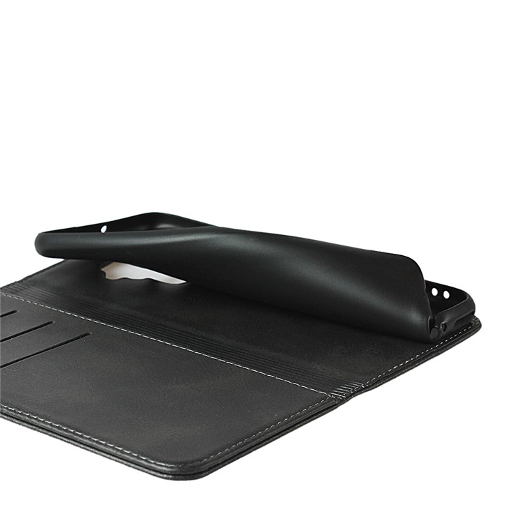 Caso Da Tampa Carteira Absorvidos-auto Couro Telefone Estande Para Huawei Nova 5i Pro - Preto-7