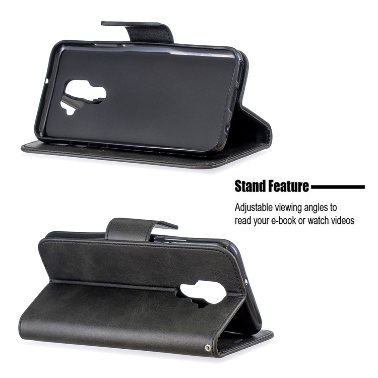 For Huawei Mate 30 Lite / nova 5i Pro PU Leather Wallet Stand Phone Shell - Black-5