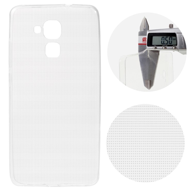 Ultra Slim TPU Shell Case for Huawei Honor 5c / GT3 - Transparent-1