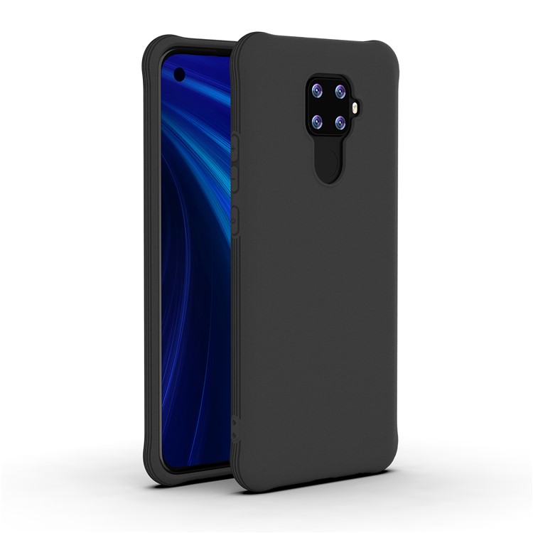 Smerigliato Cellulare Telaio In TPU Antiurto Per Huawei Compagno 30 Lite / Nova 5i Pro - Nero-1