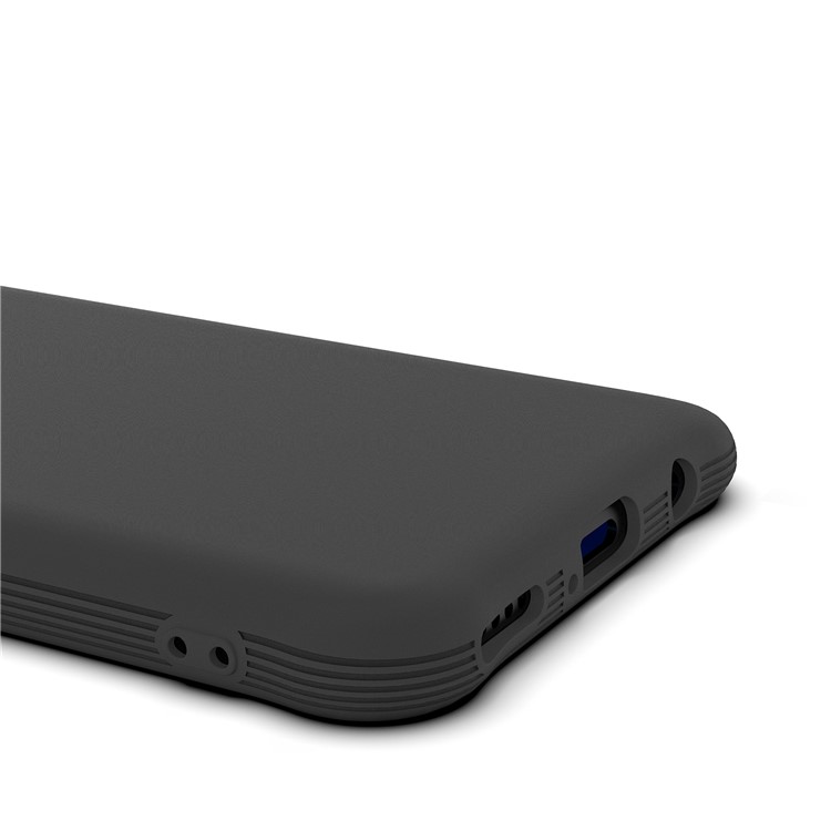Smerigliato Cellulare Telaio In TPU Antiurto Per Huawei Compagno 30 Lite / Nova 5i Pro - Nero-2