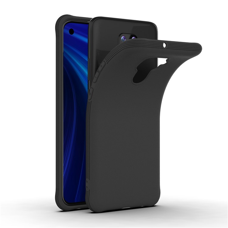 Smerigliato Cellulare Telaio In TPU Antiurto Per Huawei Compagno 30 Lite / Nova 5i Pro - Nero-6