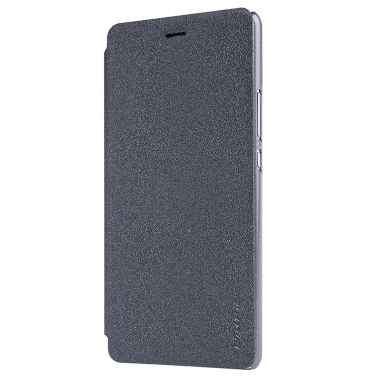 NILLKIN Sparkle Series Flip Leather Case for Huawei P9 Lite / G9 Lite - Black-4