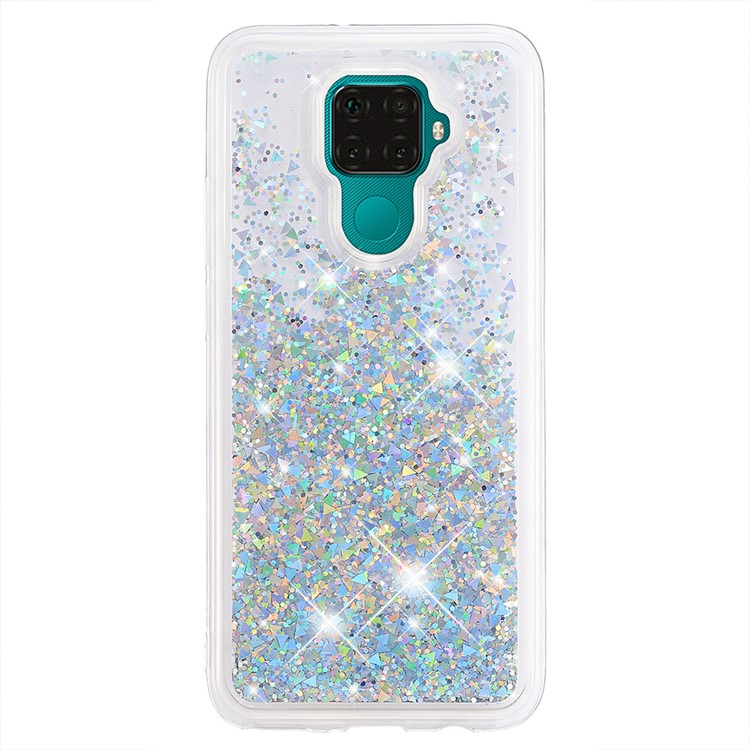 Quicksand Dynamic Glittery Sequins TPU Shell for Huawei Mate 30 Lite/nova 5i Pro - Silver-2