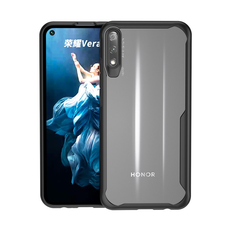 For Huawei Honor Vera 30 Shock Absorption PC + TPU Shell Cover - Black-1