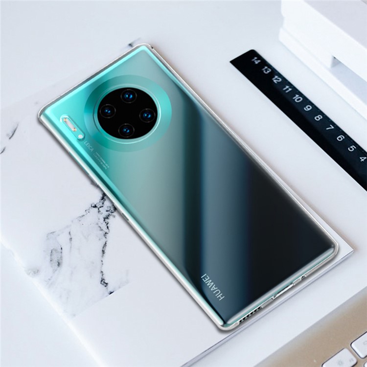 X-LEVEL Anti-slip Soft TPU Cell Phone Case Covering for Huawei Mate 30 Pro - Transparent-6