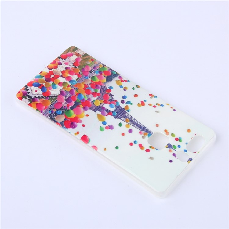 Soft IMD TPU Case for Huawei P9 - Eiffel Tower and Colorized Balloon-3