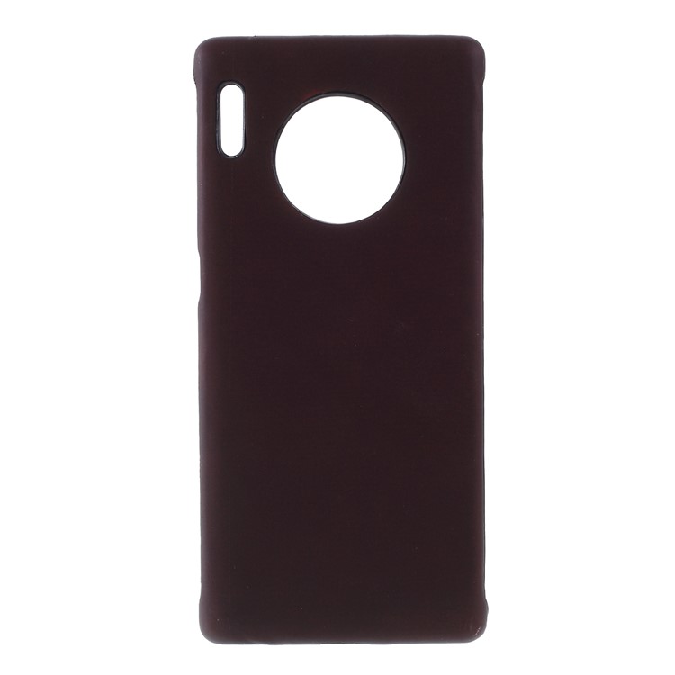 Color Changing Thermal Induction PU Leather Coated PC Back Case for Huawei Mate 30 Pro - Black / Red-1