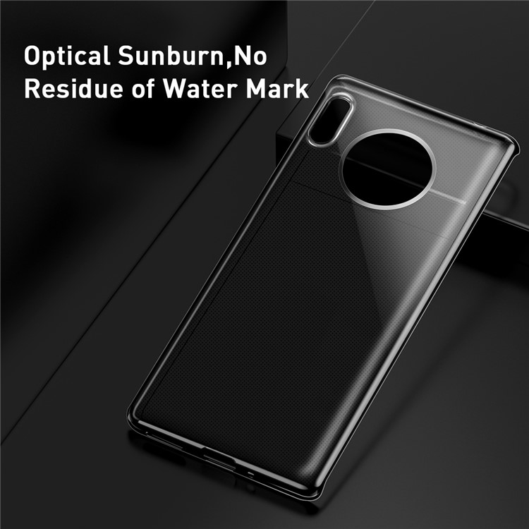 BASEUS Clear Shockproof PC Phone Cover for Mate 30 - Transparent Black-5