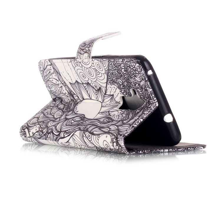 Embossed Leather Card Holder Cover for Huawei Honor 5c / GT3 - Unique Design-3