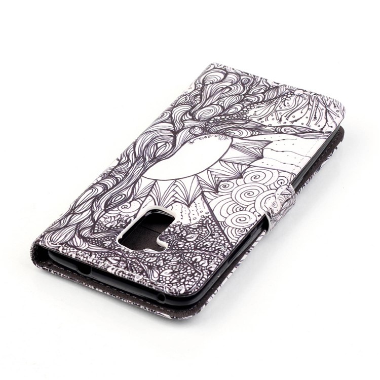 Embossed Leather Card Holder Cover for Huawei Honor 5c / GT3 - Unique Design-5