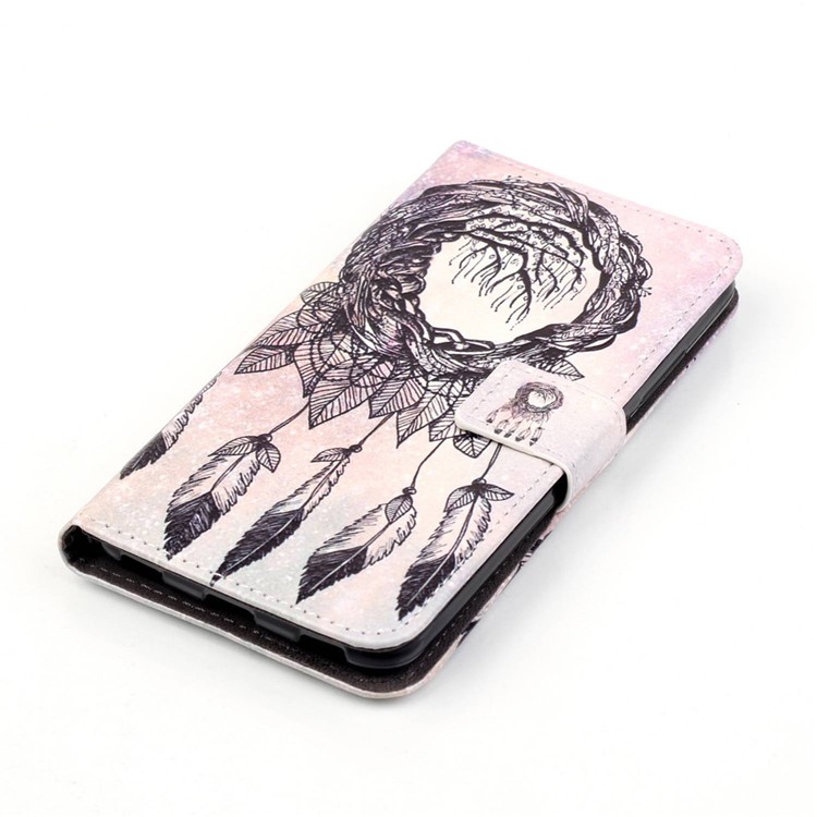Embossed Leather Card Holder Shell for Huawei Honor 5c / GT3 - Dream Catcher-4